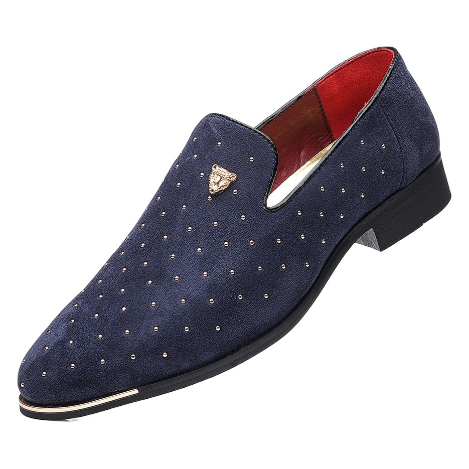 Large size men's casual shoes autumn new trend men's shoes a generation of hair fashion set foot loafers foreign trade shoes