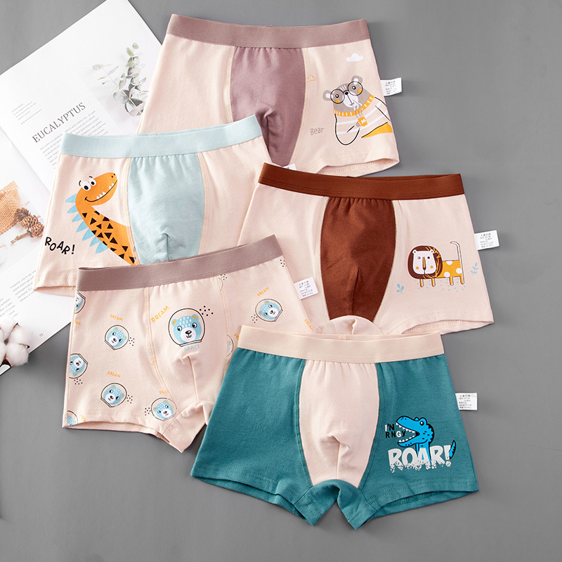 Picture of Bangbei cool children's underwear boys' fine shuttle cotton boxer Children Baby middle and big children boys' boxer underwear wholesale