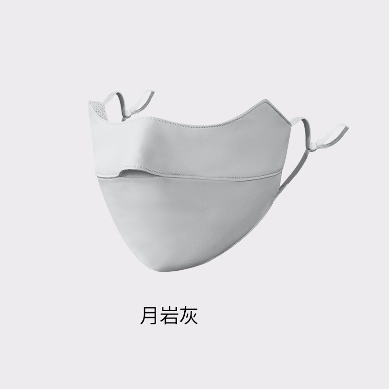 Picture of Sunscreen Mask Women's Sunshade Eye Angle Summer Riding Outdoor UV Protection Nylon Ice Silk Mask Black Men