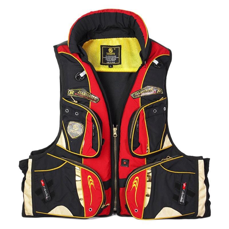 Cross-border wholesale sea fishing life jacket fishing suit adult multi-pocket fishing vest sanda fishing suit portable fishing vest