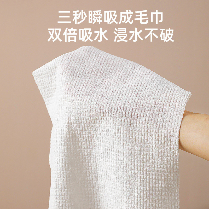 Picture of Compressed Towel Travel Pack Disposable Compressed Face Washing Towel Portable Thickened Candy Cleansing Towel Compressed Small Square Towel