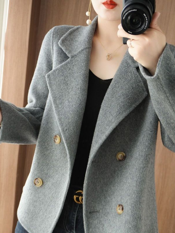 Woolen autumn and winter new velvet coat women's new high-end small fragrance celebrity temperament versatile short short jacket