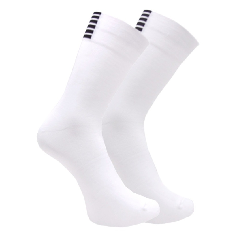 Hiserwa Sports Socks Cotton Socks Sweat-Absorbent Cycling Socks Bicycle Road Bike Mid-Calf Sports Socks Breathable Men and Women