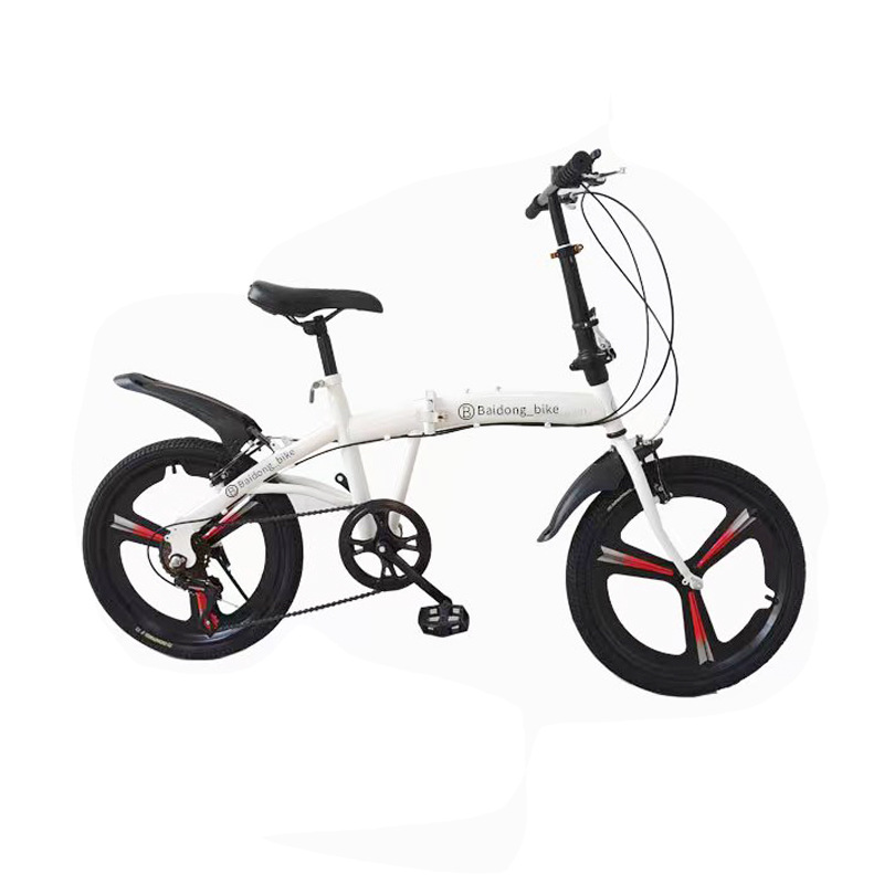 Picture of OEM custom folding bicycle 20 inch variable speed bicycle folding bicycle LOGO magnesium alloy integrated wheel bicycle