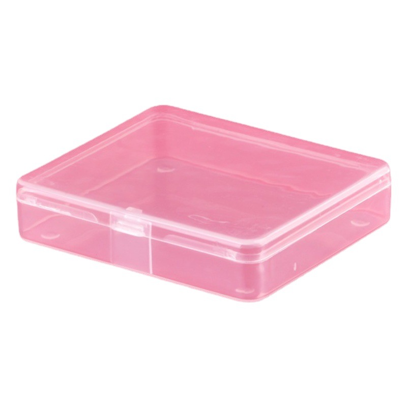 Spot manufacturers supply PP transparent box paper card plastic box floss packaging box parts tool storage box