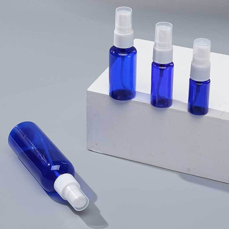 17 mouth 20/30/50/60/100ml household blue dark spray bottle sub-packaging cosmetic hydrating spray bottle