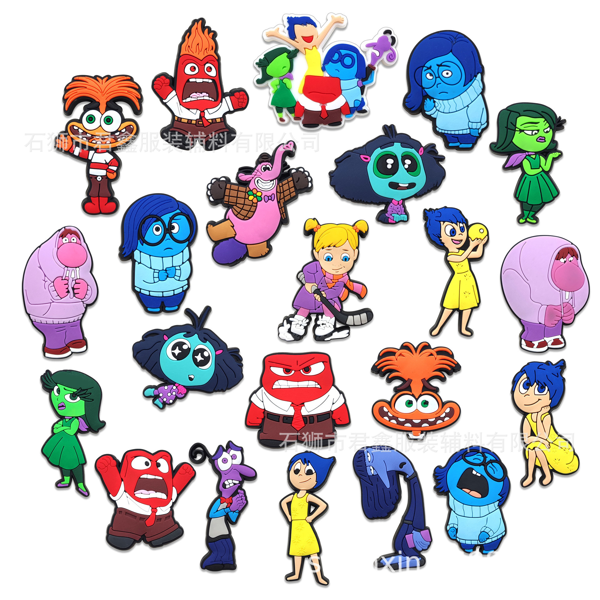 Inside Out Decorative Buckle Cave Shoe Buckle Shoe Flower Cartoon Emotional Buckle Mind Secret Force Shoe Flower Shoe Buckle