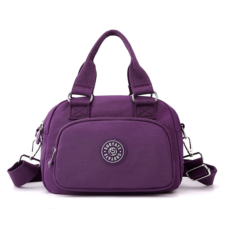 Picture of Lightweight waterproof nylon cloth bag casual messenger bag new versatile small square bag trendy women's shopping handbag
