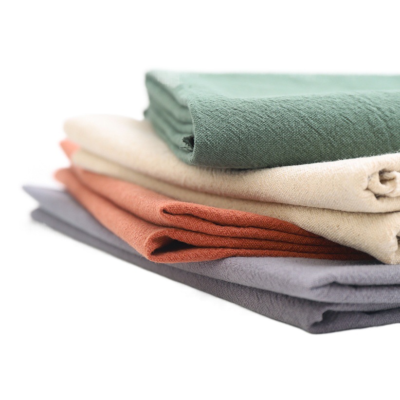 Factory in stock cotton linen linen fabric Hanfu yoga clothing tablecloth linen background cloth fabric handmade diy