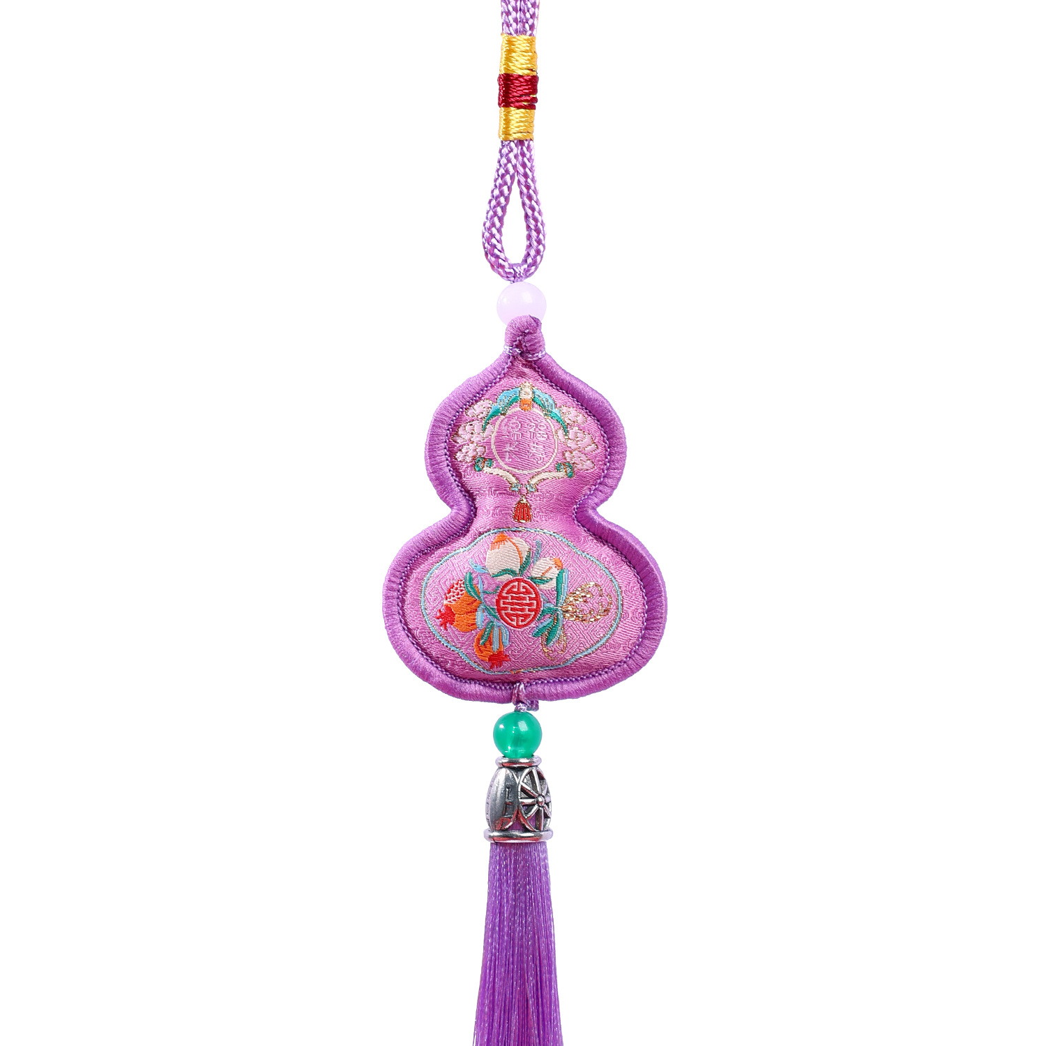 Picture of New Gourd Pendant Sachet Embroidered Small Sachet Carry-on Antique Sachet Gifts Car Bags Hanging Ornaments