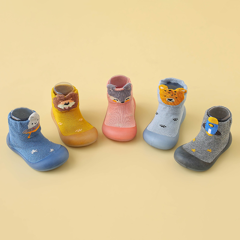 Children's floor shoes non-slip soft bottom baby floor socks baby toddler shoes early education shoes socks cartoon cute boys and girls