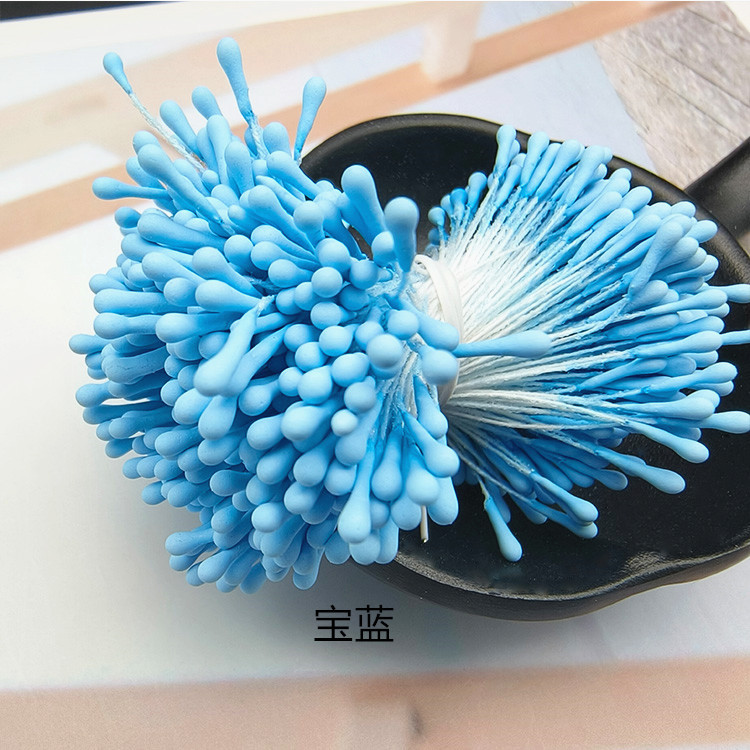 Picture of Wholesale Korean Style Handmade DIY Hair Accessories High Simulation Flower Stamens Material 2mm Matte Round Match Head Flower Heart Flower Stamens