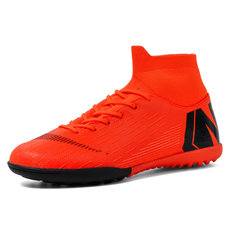 Picture of Cross Border Men's Breathable Professional Sports High Top Spike soccer shoes Adult Game soccer New soccer shoes