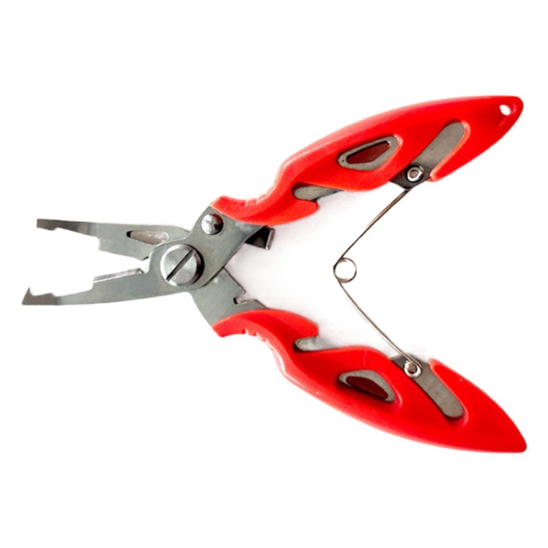 Fishing supplies wholesale road Asian forceps fish controller stainless steel tie hook cable pliers curved mouth fishing tongs fishing gear small accessories
