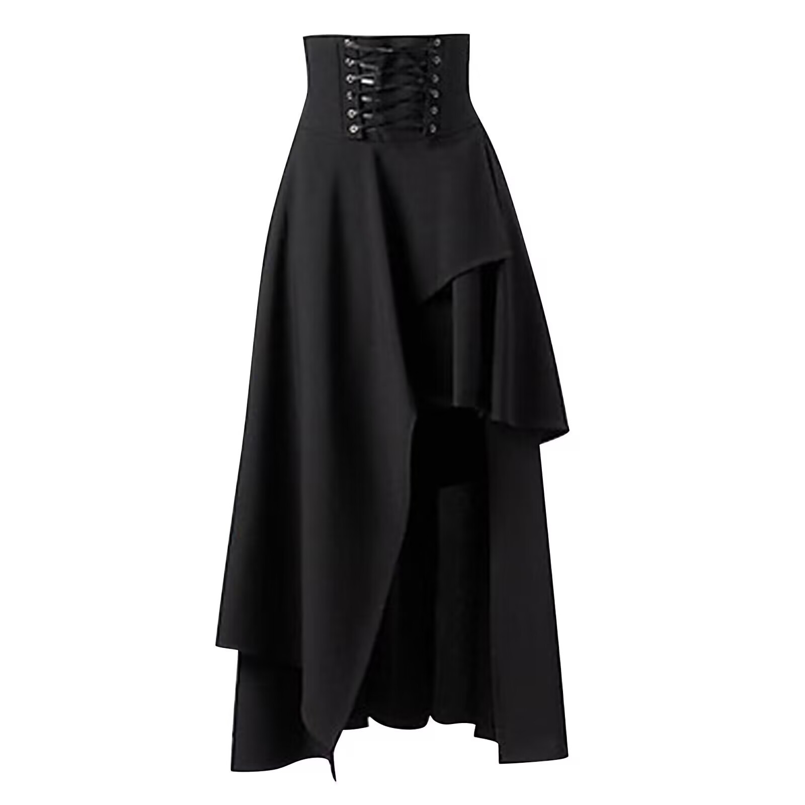 in stock European and American Foreign Trade AliExpress Amazon ebay Explosions 5 Color Irregular Gothic Half-length Dress