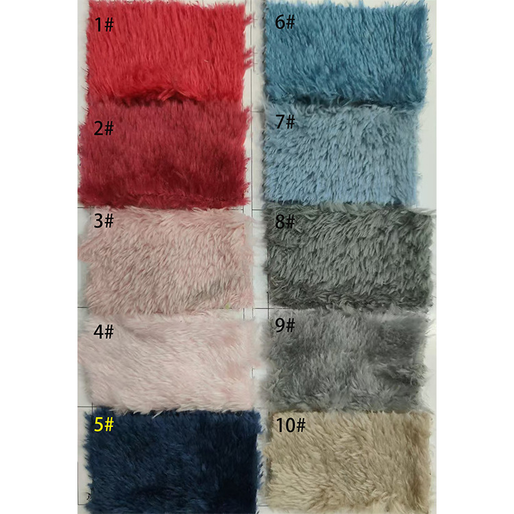 Polyester Double-Sided Arctic Velvet Warm Fabric Clothing Toys Home Textile Fabric Polyester