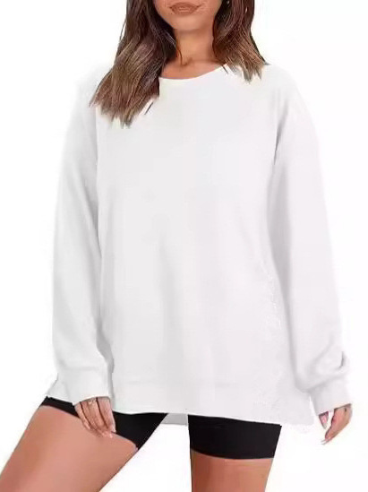 Picture of Amazon cross-border foreign trade Europe and the United States women's clothing 2024 autumn and winter new fleece-lined loose casual pullover hooded vests
