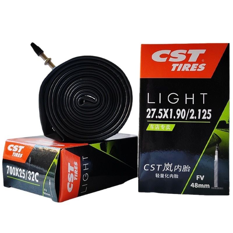 CST Zhengxin bicycle inner tube 26 Lan series 27.5 mountain bike road car inner tube 700 butyl glue Lan inner tube