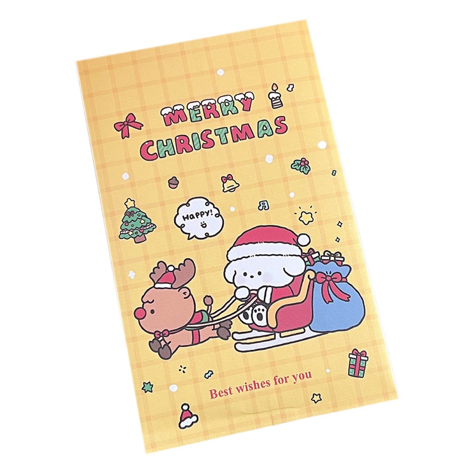 Joint original high-value New Year packing bag cute cartoon coated paper bag girl baking jewelry storage bag