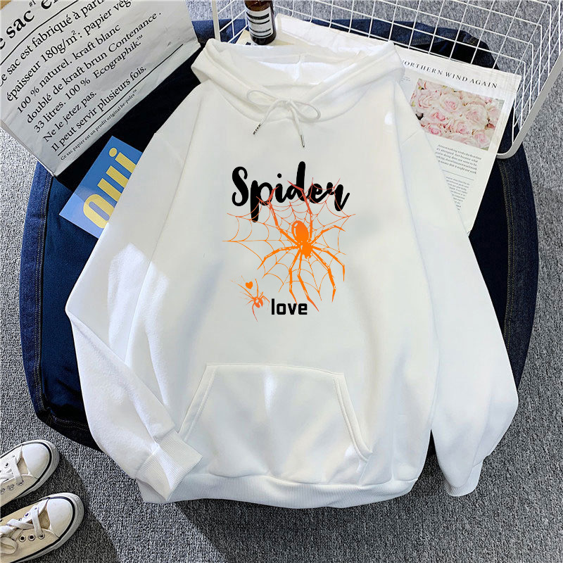 Cross-border New Autumn and Winter Hooded Sweat Women's plus size Loosen fleece-lined Printed Casual All-match Casual Top