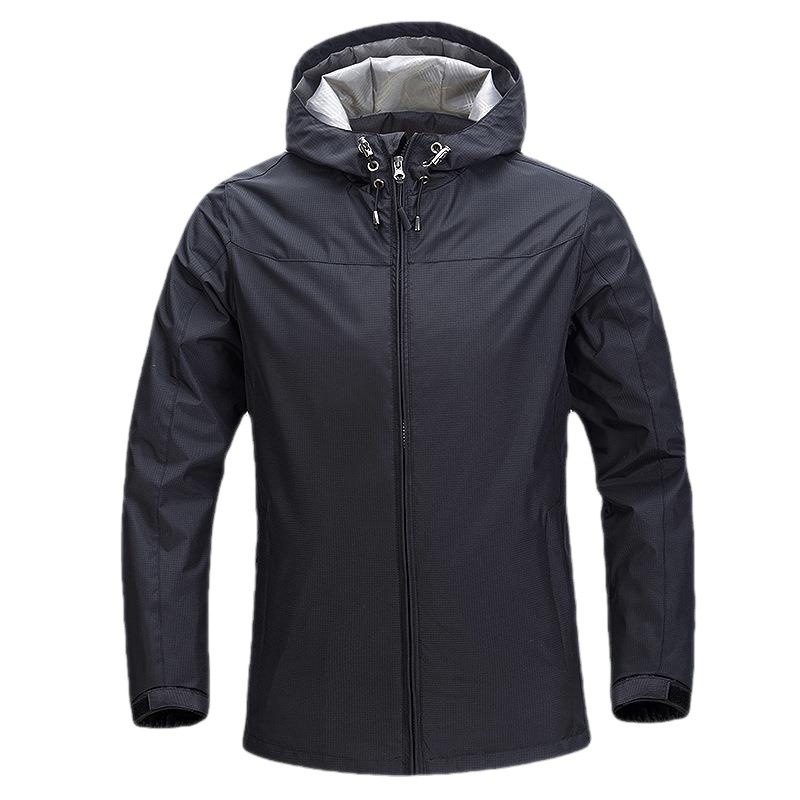 Picture of Spring and Autumn Men's Jacket Casual Jacket Men's Jacket Windproof Rainproof Outdoor Sports Hooded Jacket Men's Jacket