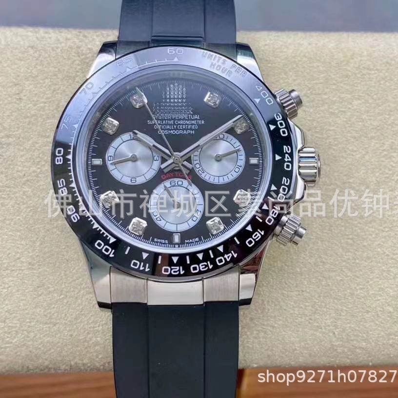 Picture of Cross-border Panda Di 7750 Ditong Cement Grey 12.4 Golden Di Chronograph 4130 Yu Wenle Men's Mechanical Watch