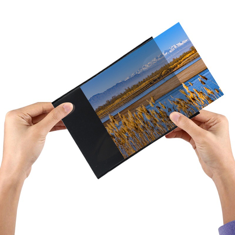 Pvc Hollow Photo Frame Refrigerator Magnet Student Photo Wall Creative DIY Magnetic Photo Frame Sticker AcrylicFrame