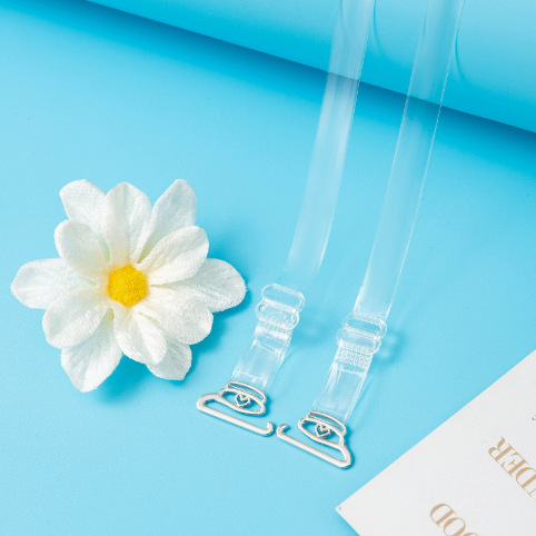 Picture of in stock universal widened transparent shoulder strap underwear invisible strap bra replacement non-slip crystal strap hook tube chest cross-border