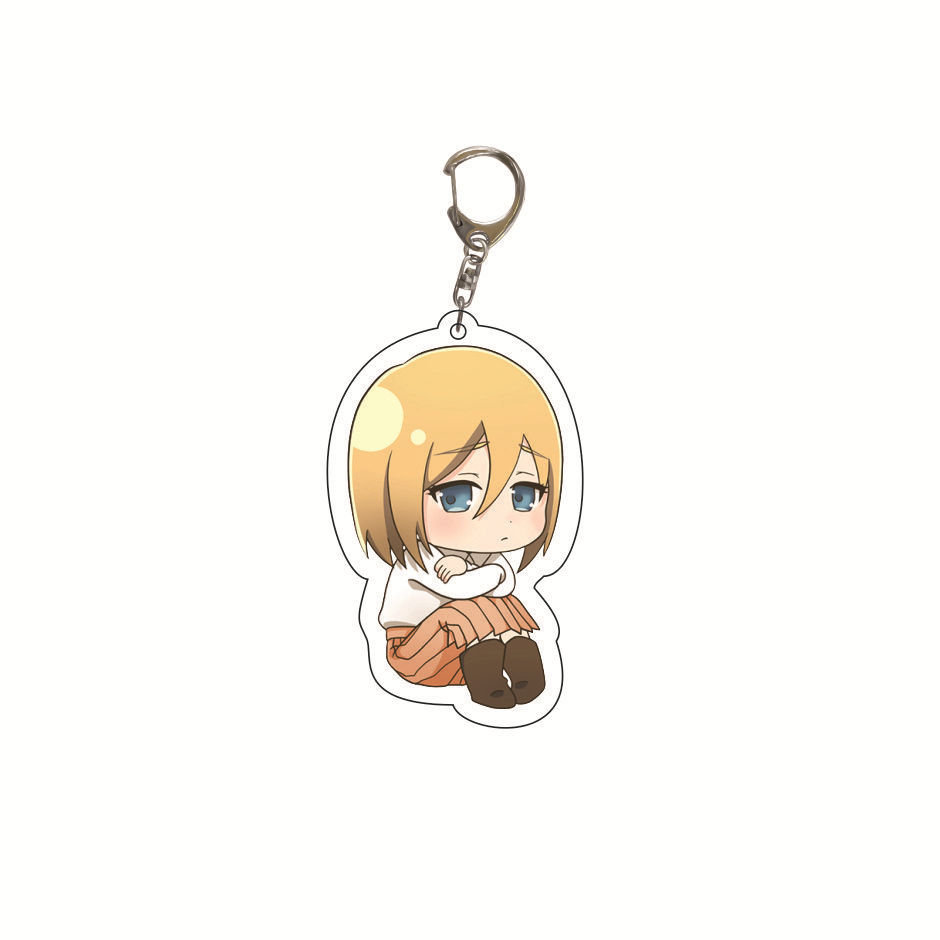 Picture of Star anime peripheral acrylic keychain pendant wholesale attack giant creative jewelry gift