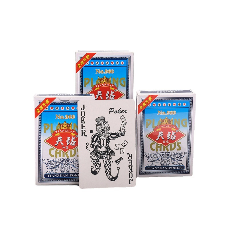 Picture of Wholesale peony playing cards wholesale game props home card board games card stud fight landlord poker manufacturers