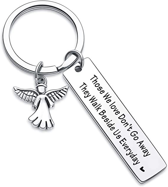 Europe and the United States cross-border Those We Love Don't Go Away Miss relatives car stainless steel key chain