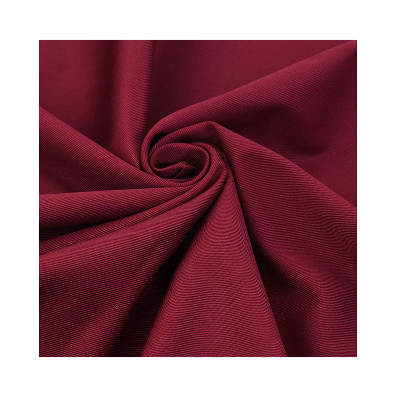 Pure Cotton Yarn Card, In-Stock Bright Red Workwear Casual Wear Sportswear Suit Fashion Fabric