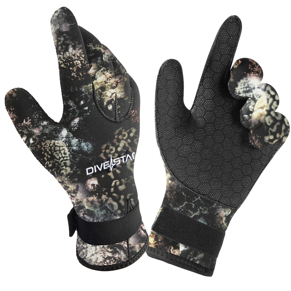 Picture of Cross-Border Wholesale 3/5mm Diving Gloves, Anti-Cut, Anti-Stab, Fishing and Catching Fish, Outdoor Warm, Non-Slip, Snorkeling and Surfing Gloves