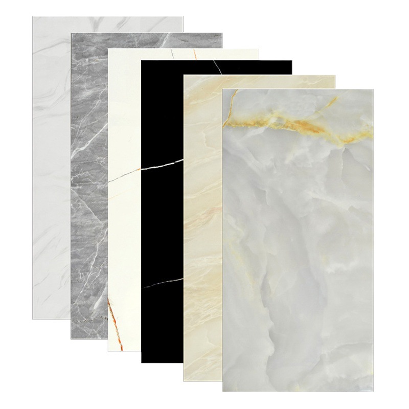 Self-Adhesive Marble Imitation Tile Wall Stickers Living Room Bedroom Tv Background Wall Waterproof Renovation Stickers Wall Stickers Wall Panels