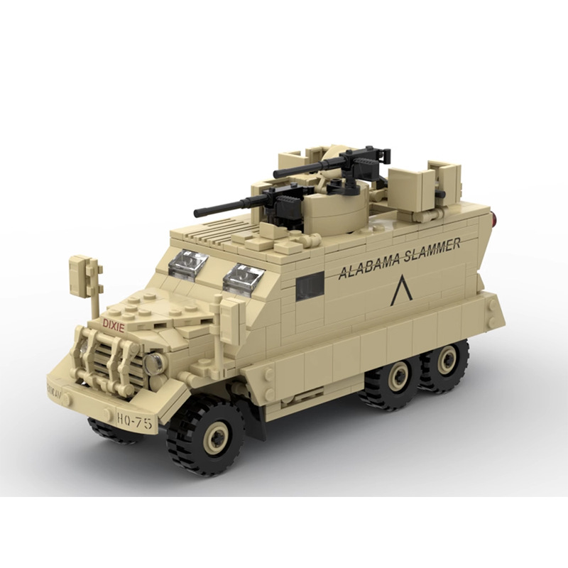 Domestic Building Blocks Moc-148069 Compatible with Lego M818 Armored Vehicle Model Small Particle Assembled Educational Toy for Men