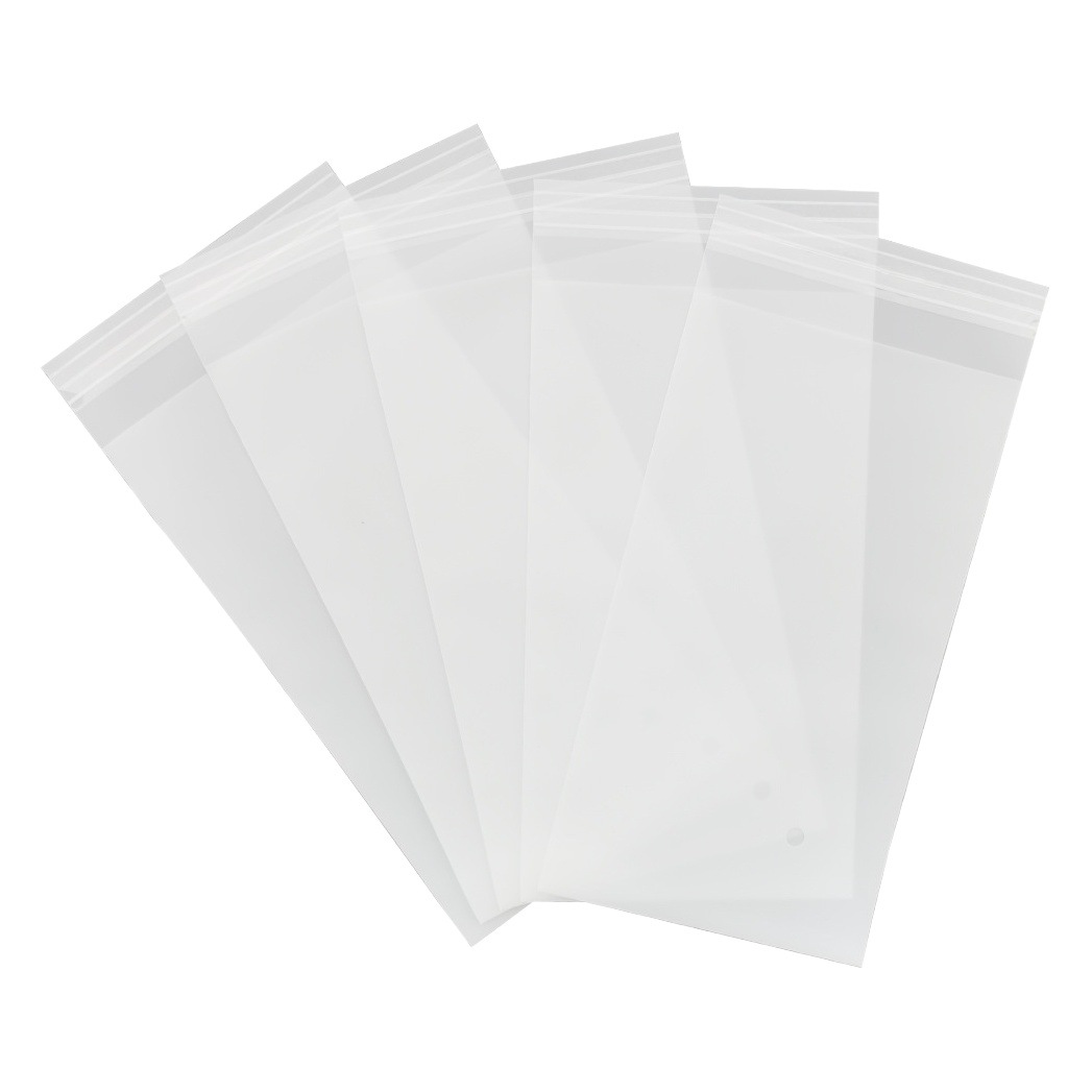 Spot matte translucent degradation bag PBAT corn starch biodegradable self-adhesive bag composting biological packaging bag