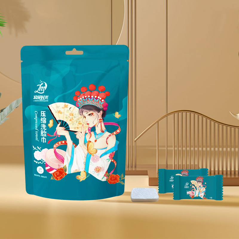 Picture of Mianyang Disposable Compressed Towel Large Wholesale Portable Compressed Bath Towel Face Towel Thickened Separate Packaging