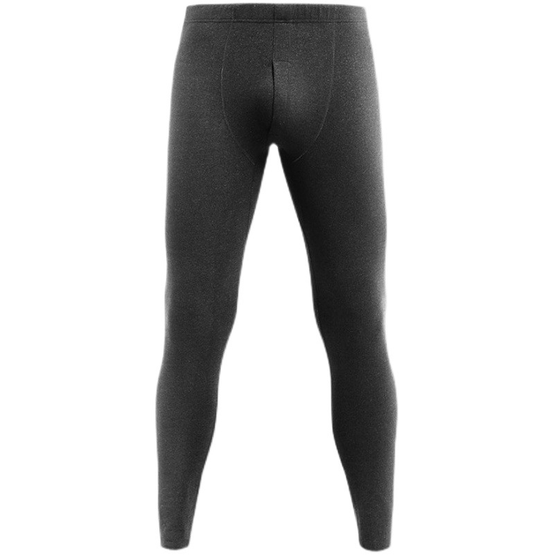 Autumn Trousers Men's Warm Pants fleece-lined Thick Cotton Wool Pants Inner Wear Autumn and Winter Thing Pants Underpants Men's Slim-Fit Leggings