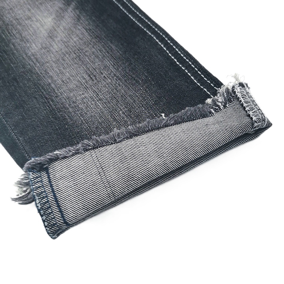 8.2o summer hot sale four pieces right oblique low elastic double core cotton denim