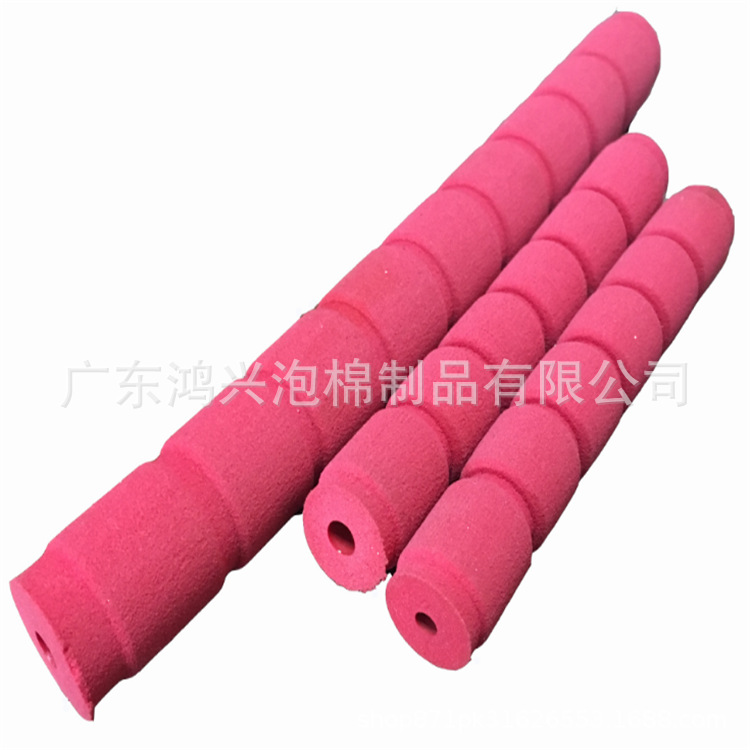 Picture of Abrasion Resistant Wood Grain High Density Eva Foam Handlebar Special-Shaped Anti-Slip Rubber Plastic Tube Grinding Tool Handle Accessories