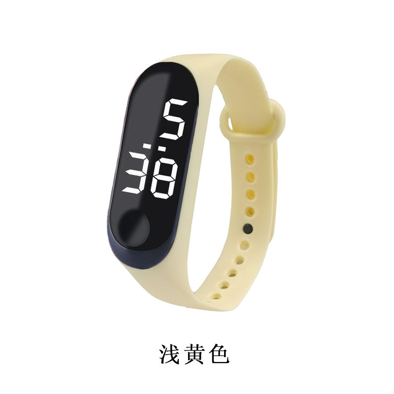 Picture of Manufacturer Simple Waterproof Led White Light Digital Watch Fashionable Student Couple Leisure Sports Touch Touch