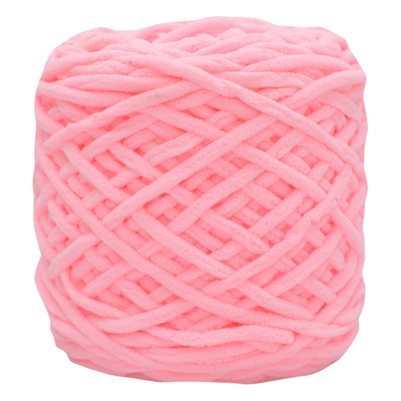 0.17kg Ice Strip Thread Single Strand Chenille Wool Thread Wholesale Hook Shoe Thread Small Ice Strip Hand Knitted Scarf Hat Thread