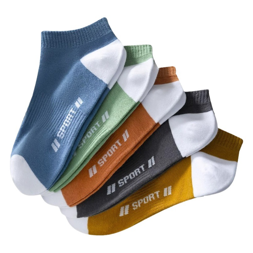 Socks Men's Thin Short Socks Boat Socks Men's Short Socks Men's Summer Low Socks Boys Invisible Socks Students