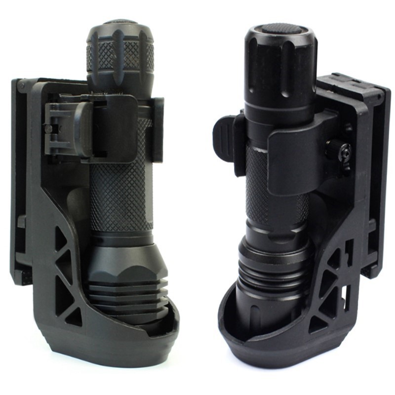 360 ° Rotary Tactical Electric Barrel Sleeve Plastic Steel Electric Barrel Sleeve Tactical Electric Barrel Sleeve Quick Pull Sleeve