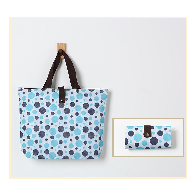 Picture of Oxford Cloth Foldableing Shopping Bag Satchel Shopping Bag Satchel Advertising Environmentally Friendly Foldableable Grocery Shopping Bag Customization