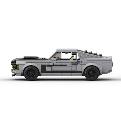 Picture of Compatible with Lego building blocks MOC96038 Ford wild horse Boss 302 racing speed8 grid assembled educational toys