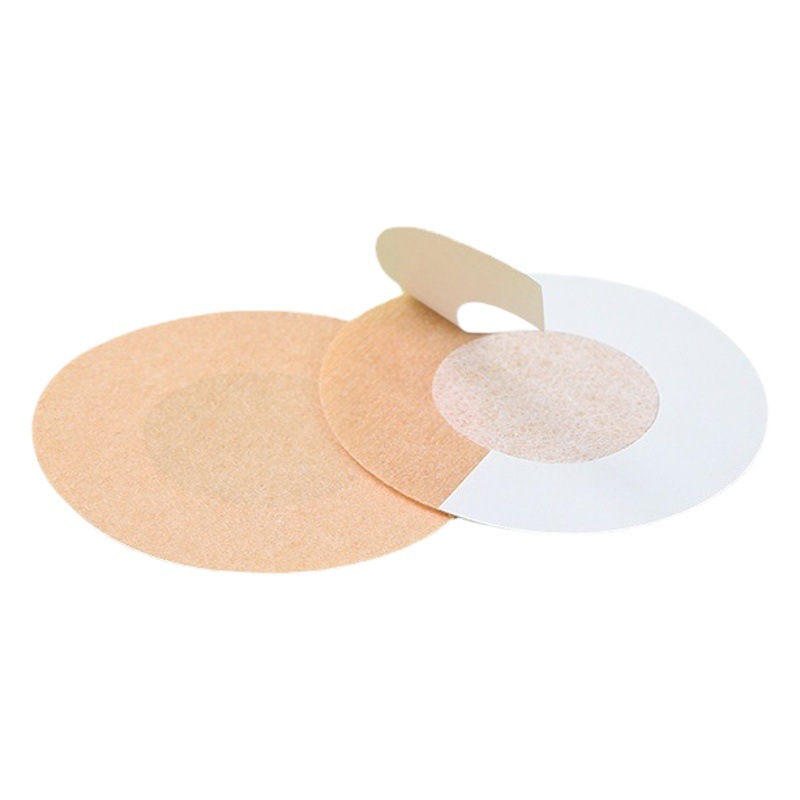 Disposable plum blossom breast stickers disposable non-woven chest stickers anti-exposure nipple stickers invisible seamless chest stickers wholesale