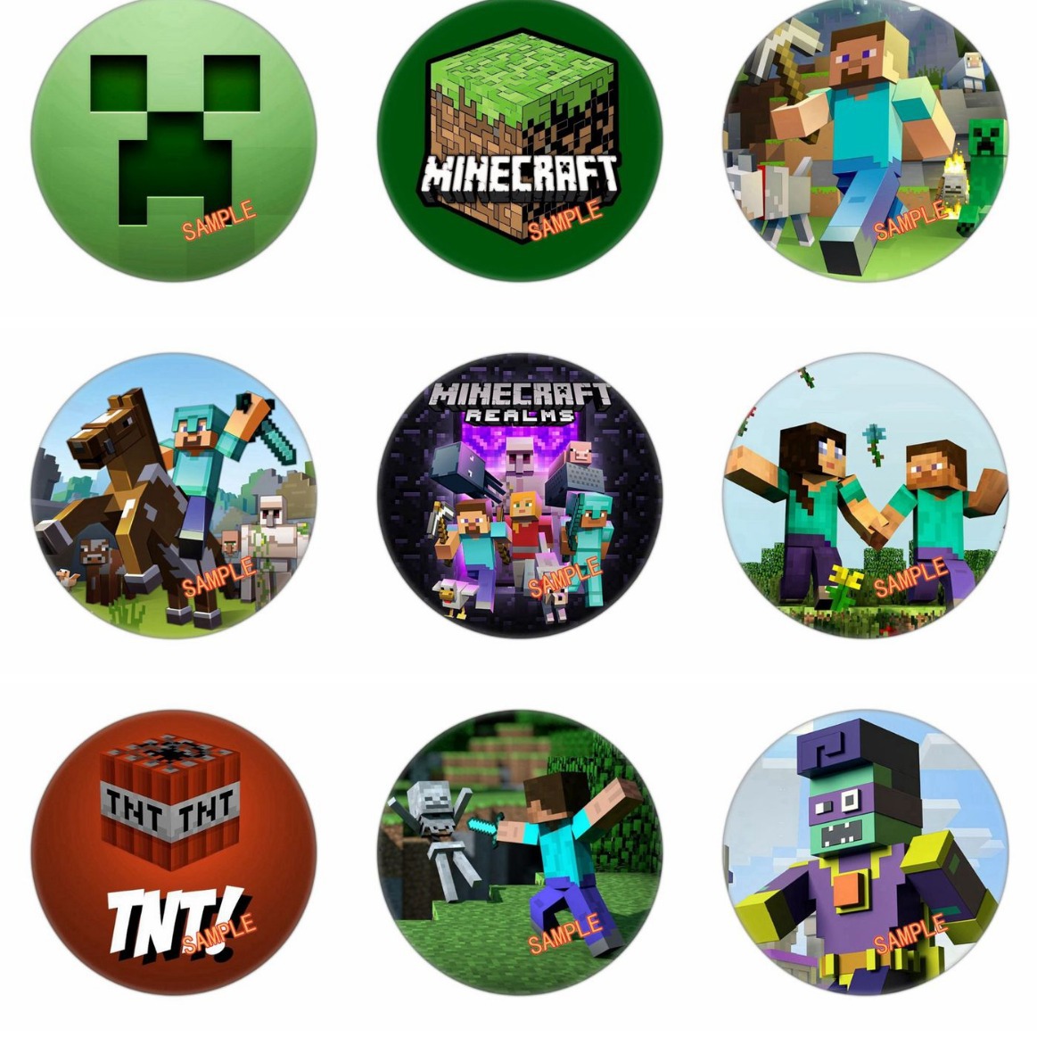 Picture of My world badge foreign trade supply game badge personality diy Cartoon Cartoon Yum 1-38