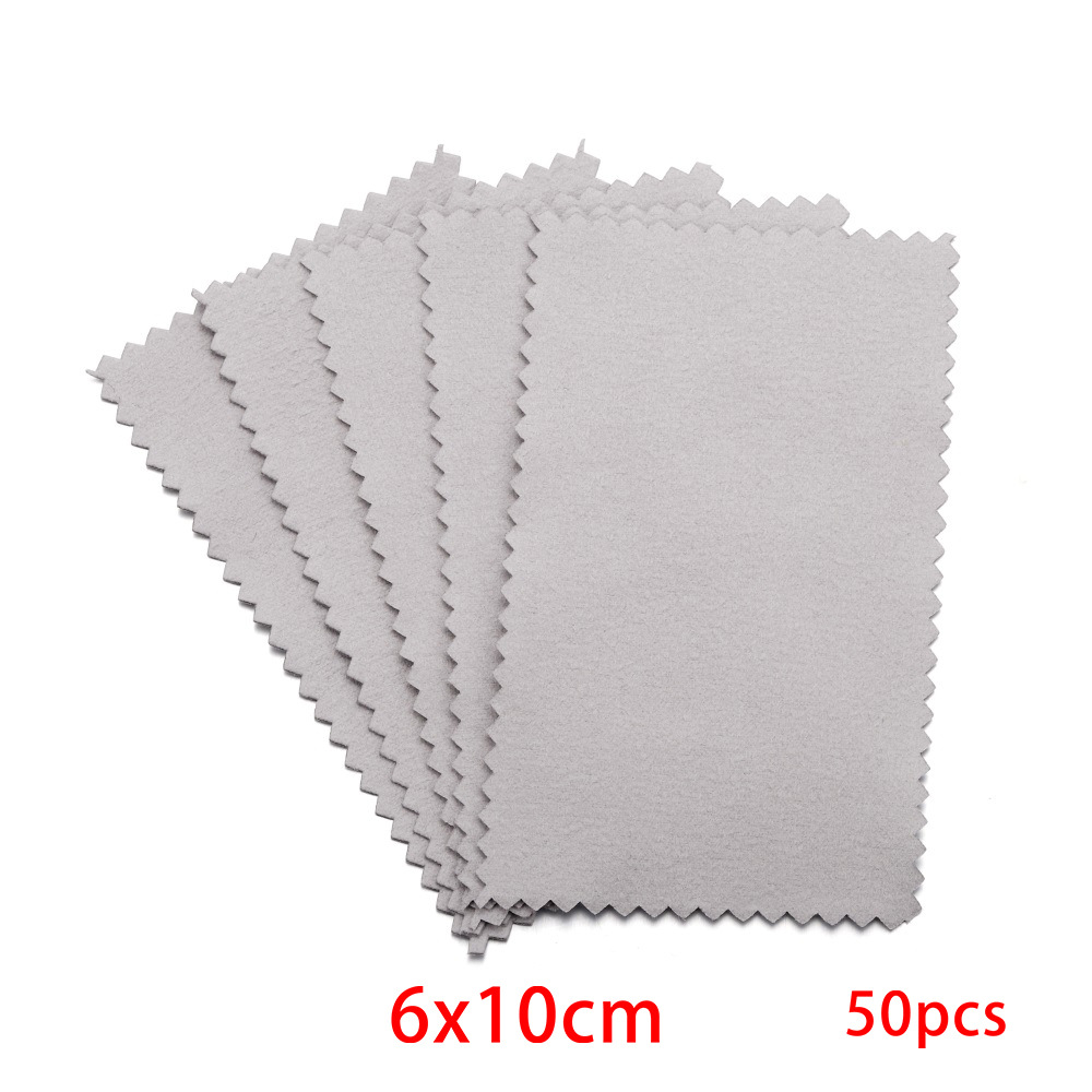 Picture of Jewelry Maintenance Square Marble Pattern Silver Wipe Double-sided Mirror Wipe Cloth Silver Gauze Suede Bright Silver Cloth