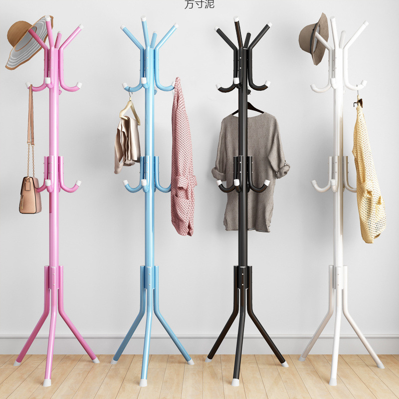 Simple Floor-Standing Coat Rack Bedroom Household Economical Iron Clothes Rack Dormitory Multi-Functional Clothes Storage Rack